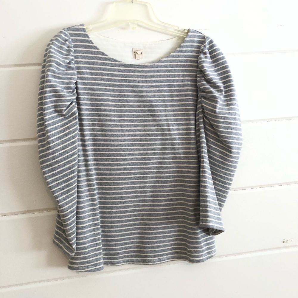 La Vie Rebecca Taylor Puff Sleeve Top